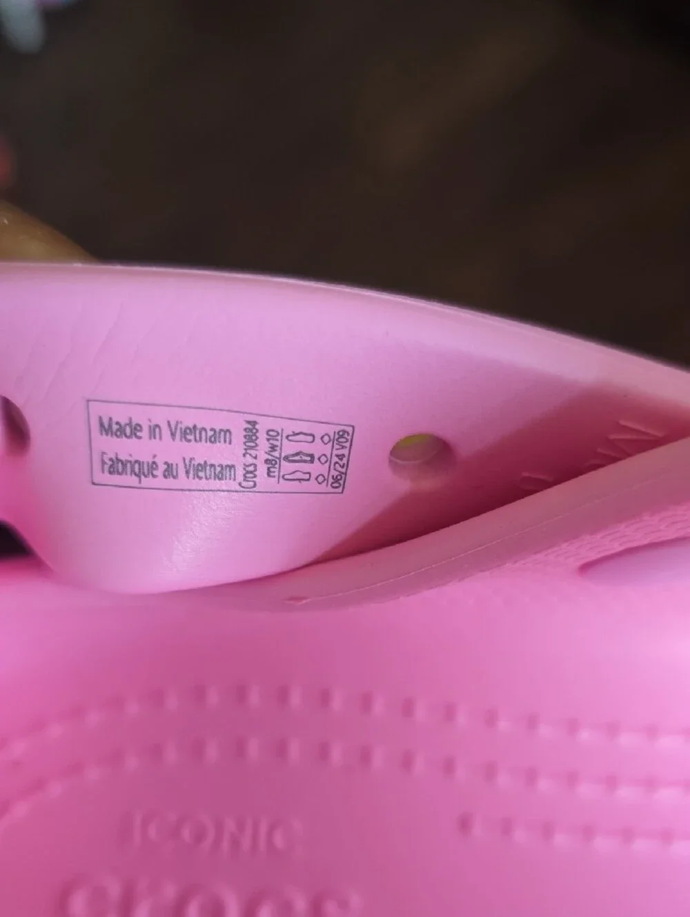 Crocs Mega Crush Matte Pink Tweed M8/W10